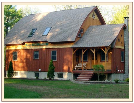 A Bowed Roof Cape in Brownfield Maine